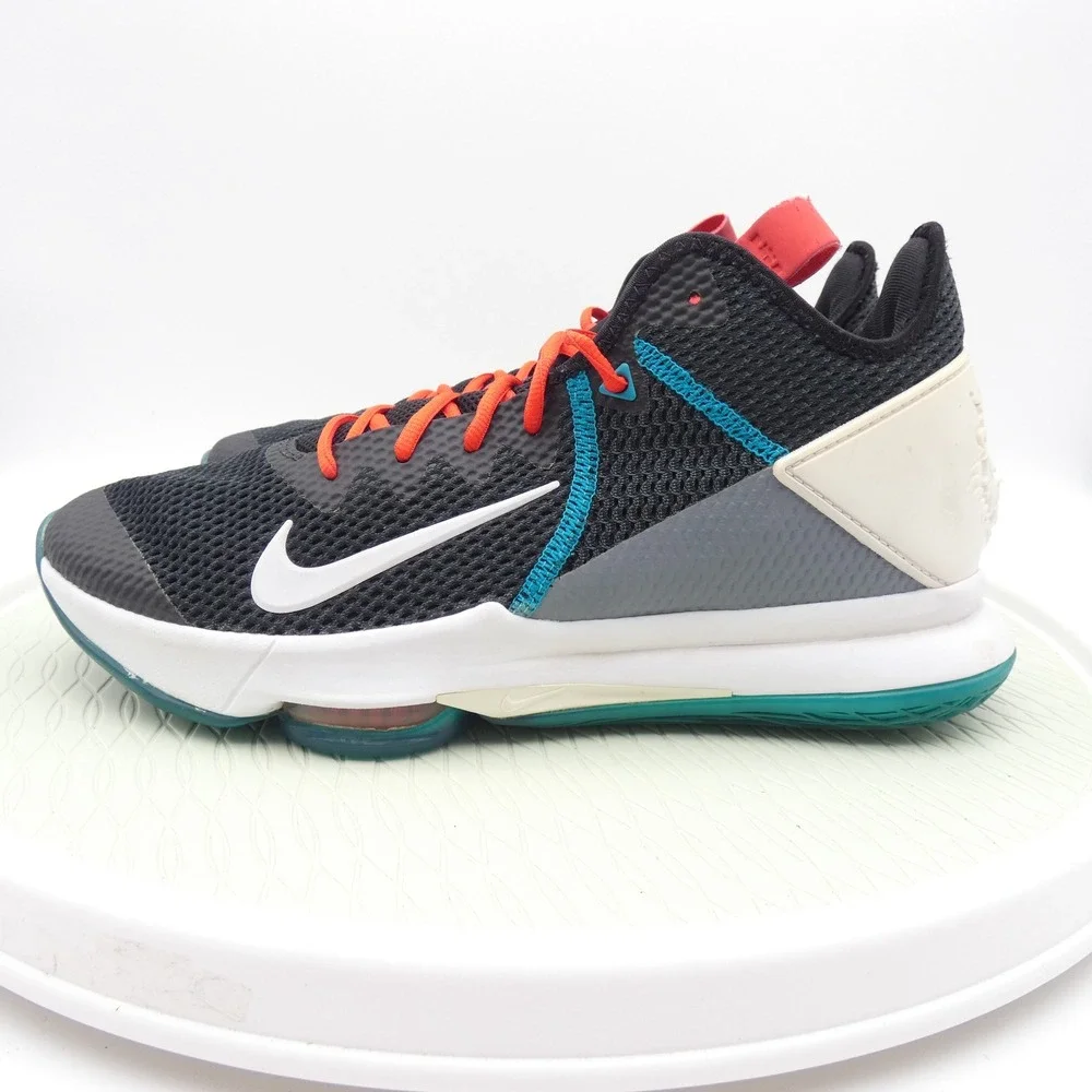Nike LeBron Witness 5 Black Bright Crimson Basketball Shoes BV7427-005 Mens 13